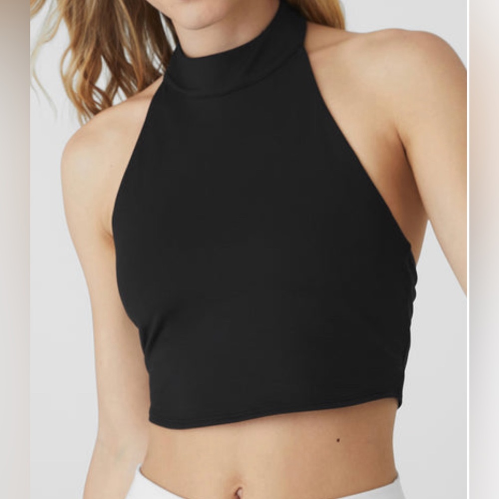 Alo Airbrush Millennial Bra Tank - Black